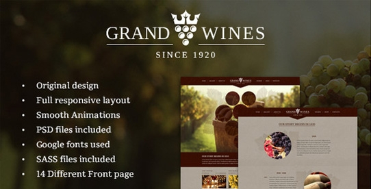 Grand Wines - Premium Template v1